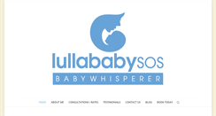 Desktop Screenshot of lullababysos.com.au