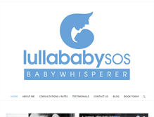 Tablet Screenshot of lullababysos.com.au